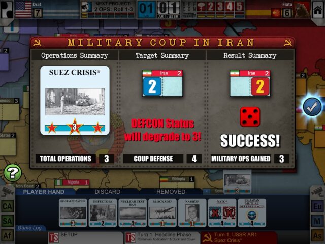 Twilight Struggle для Android — скриншот 2