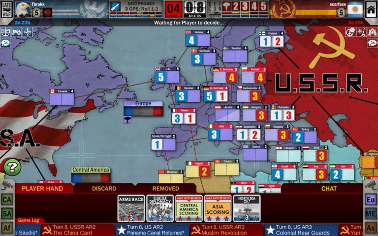 Twilight Struggle для Android — скриншот 4