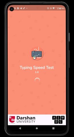 Typing Speed Test Pro для Android — скриншот 1