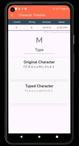 Typing Speed Test Pro для Android — скриншот 4
