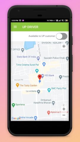 UP.TAXI CHAUFFEUR для Android — скриншот 3