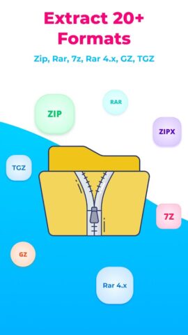 Aрхиваторы Zip Rar распаковщик для Android — скриншот 2