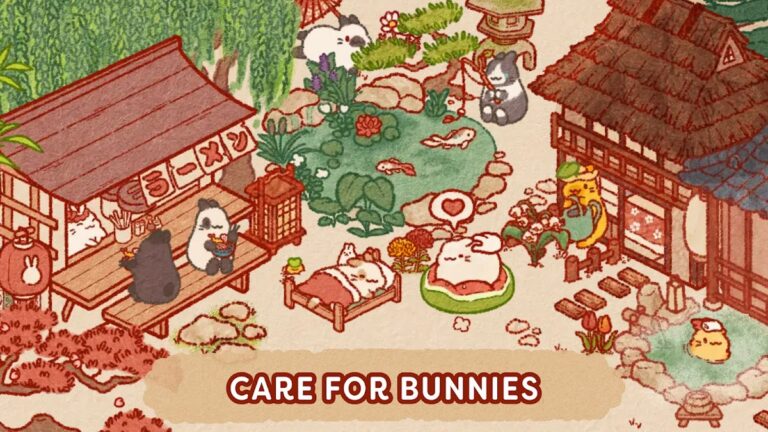 Usagi Shima: Cute Bunny Game — скриншот 2