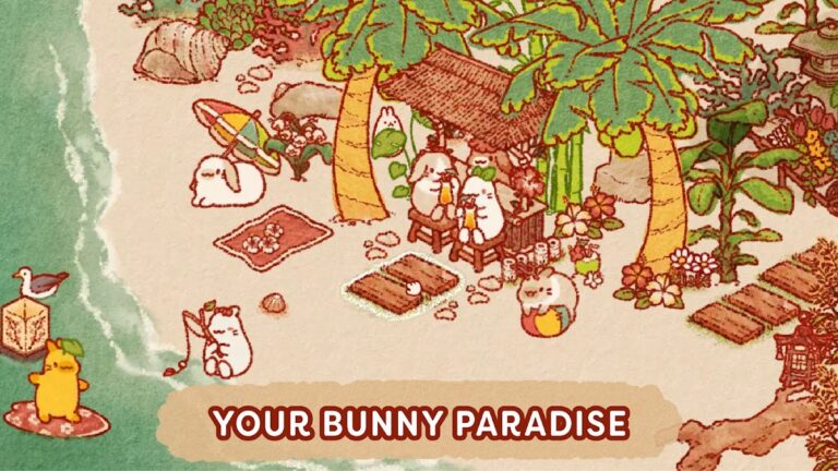 Usagi Shima: Cute Bunny Game — скриншот 3