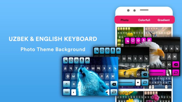 Uzbek Keyboard Fonts для Android — скриншот 1