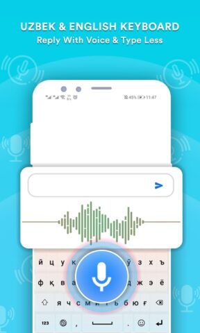 Uzbek Keyboard Fonts для Android — скриншот 5