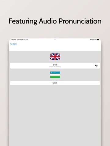 Uzbek/English Dictionary для iOS — скриншот 2