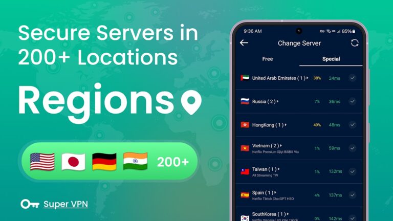 VPN — быстрый безопасный ВПН для Android — скриншот 2