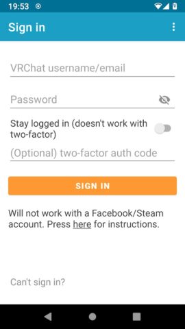 VRChat Tracker (Ассистент) для Android — скриншот 5