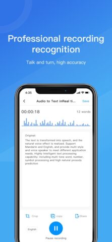 Voice to Text, voice memo для iOS — скриншот 3