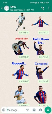 WASticker — Football Stickers для Android — скриншот 5
