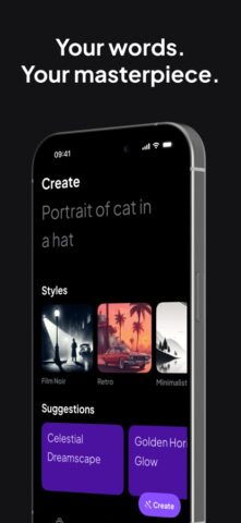 Wallpaper AI — Image Generator для iOS — скриншот 3