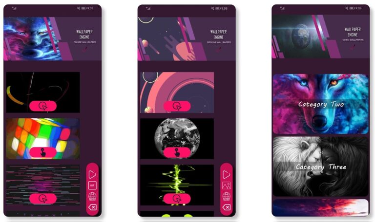 Wallpaper Engine(Gif,4K,Video) для Android — скриншот 1