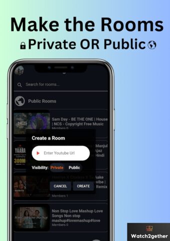 Watch2gether для Android — скриншот 3