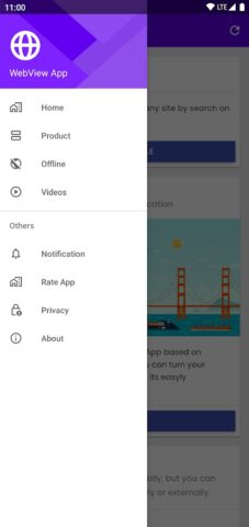 WebView Android App для Android — скриншот 2