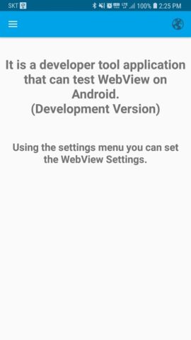 WebView Test для Android — скриншот 1