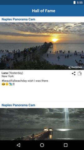 Webcams для Android — скриншот 5