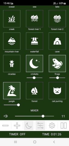 Генератор белого шума для Android — скриншот 4