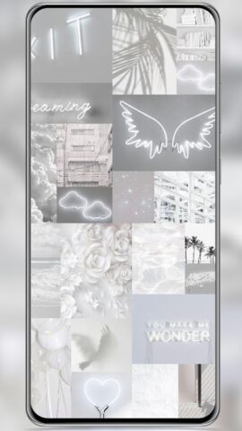 Белые обои для Android — скриншот 1