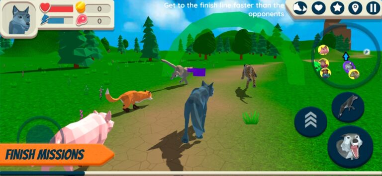 Симулятор Волка: Дикая Природа для iOS — скриншот 2