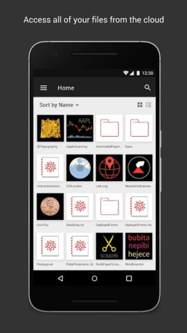 Wolfram Cloud для Android — скриншот 1