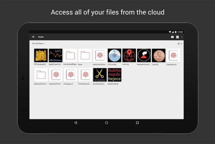 Wolfram Cloud для Android — скриншот 5