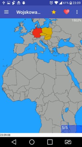 Военная карта мира для Android — скриншот 2