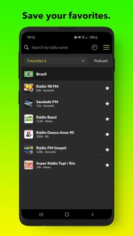 Радио Мир — FM онлайн для Android — скриншот 5