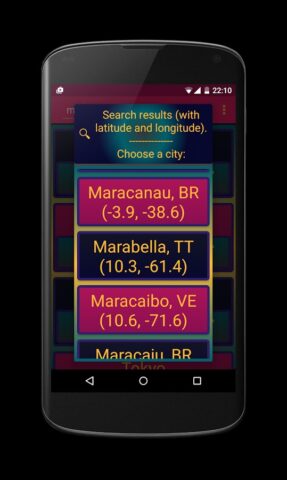 World Weather для Android — скриншот 2