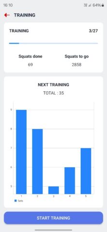 Zeopoxa Squats — Приседания для Android — скриншот 2