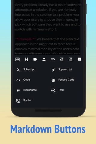 Zettel Notes : Markdown App для Android — скриншот 5