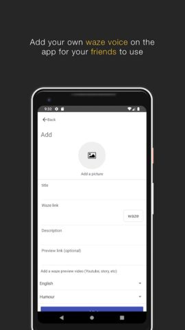 funvoicegps — voix gps для Android — скриншот 3