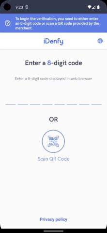 iDenfy Identity Verification для Android — скриншот 2