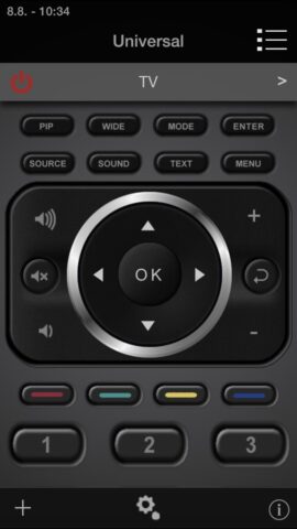 iR Universal Remote Control для iOS — скриншот 1
