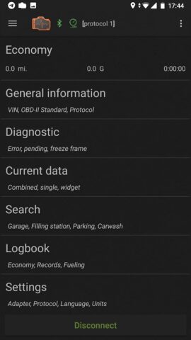 inCarDoc PRO — OBD2 автосканер для Android — скриншот 1