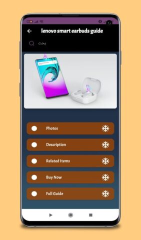 lenovo smart earbuds guide для Android — скриншот 1