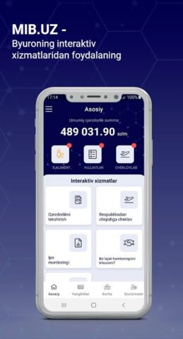 mib.uz для Android — скриншот 2