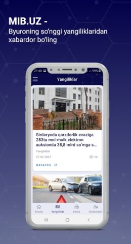 mib.uz для Android — скриншот 3