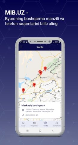 mib.uz для Android — скриншот 4