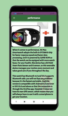 smart watch X8 max guide для Android — скриншот 4