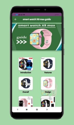 smart watch X8 max guide для Android — скриншот 5