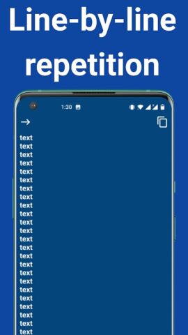 повторитель текста и слово для Android — скриншот 4