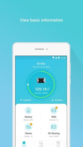 tpMiFi для Android — скриншот 1