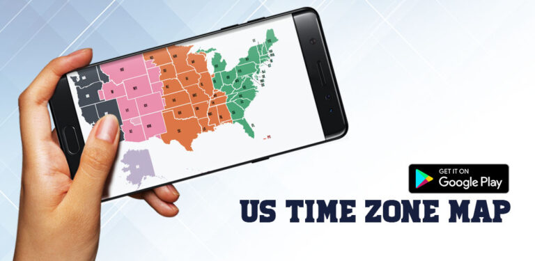 us time zone clock | map для Android — скриншот 2