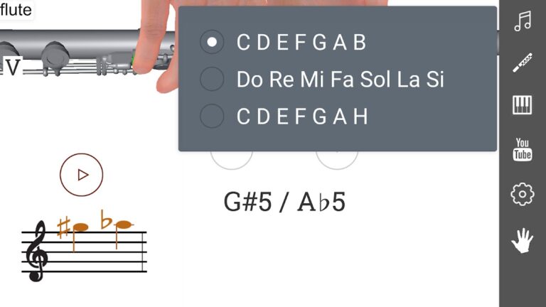 3D Аппликатура Флейты для Android — скриншот 5