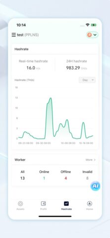 ANTPOOL — Leading BTC Pool для iOS — скриншот 3