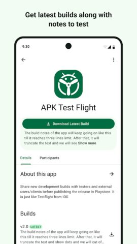 APKFlight — Android TestFlight для Android — скриншот 3