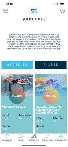ARENA SWIM — Official App для iOS — скриншот 2
