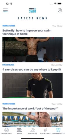ARENA SWIM — Official App для iOS — скриншот 4