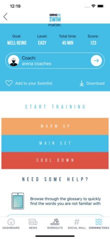 ARENA SWIM — Official App для iOS — скриншот 5